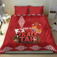 Tonga Rugby Custom Bedding Set 2026 Go Ikale Tahi Ngatu Pattern