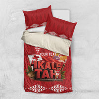 Tonga Rugby Custom Bedding Set 2026 Go Ikale Tahi Ngatu Pattern