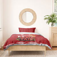 Tonga Rugby Custom Bedding Set 2026 Go Ikale Tahi Ngatu Pattern
