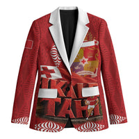 Tonga Rugby Custom Blazer 2026 Go Ikale Tahi Ngatu Pattern