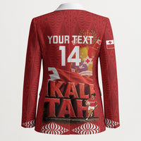 Tonga Rugby Custom Blazer 2026 Go Ikale Tahi Ngatu Pattern