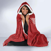 Tonga Rugby Custom Hooded Blanket 2026 Go Ikale Tahi Ngatu Pattern