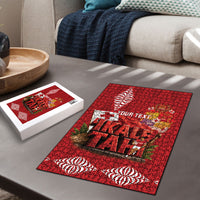 Tonga Rugby Custom Puzzle 2026 Go Ikale Tahi Ngatu Pattern