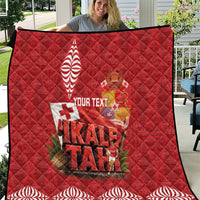 Tonga Rugby Custom Quilt 2026 Go Ikale Tahi Ngatu Pattern