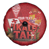 Tonga Rugby Custom Spare Tire Cover 2026 Go Ikale Tahi Ngatu Pattern