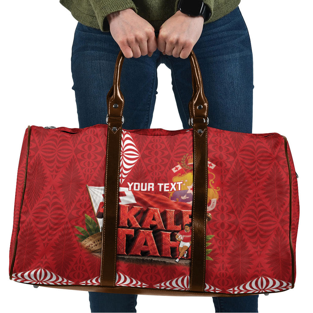 Tonga Rugby Custom Travel Bag 2026 Go Ikale Tahi Ngatu Pattern