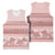 Pastel Pink Samoa Siapo Teuila Flowers Basketball Jersey - Polynesian Pride
