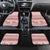 Pastel Pink Samoa Siapo Teuila Flowers Car Mats - Polynesian Pride