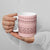 Pastel Pink Samoa Siapo Teuila Flowers Ceramic Mug - Polynesian Pride
