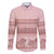 Pastel Pink Samoa Siapo Teuila Flowers Family Matching Puletasi and Hawaiian Shirt - Polynesian Pride