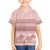 Pastel Pink Samoa Siapo Teuila Flowers Family Matching Summer Maxi Dress and Hawaiian Shirt - Polynesian Pride