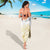Polynesia White Sunday Sarong Plumeria Polynesian Tribal Gold Color - Polynesian Pride