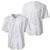 Polynesia White Sunday Baseball Jersey Plumeria Polynesian Tribal Grey Color - Polynesian Pride