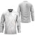 Polynesia White Sunday Hockey Jersey Plumeria Polynesian Tribal Grey Color - Polynesian Pride