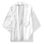 Polynesia White Sunday Kimono Plumeria Polynesian Tribal Grey Color - Polynesian Pride