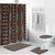 Malo e lelei Tonga Bathroom Set Tongan Ngatu Vintage Brown - Polynesian Pride