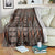 Malo e lelei Tonga Blanket Tongan Ngatu Vintage Brown - Polynesian Pride