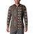 Malo e lelei Tonga Button Sweatshirt Tongan Ngatu Vintage Brown - Polynesian Pride