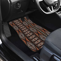 Malo e lelei Tonga Car Mats Tongan Ngatu Vintage Brown - Polynesian Pride