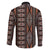 Malo e lelei Tonga Family Matching Off The Shoulder Long Sleeve Dress and Hawaiian Shirt Tongan Ngatu Vintage Brown - Polynesian Pride