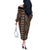 Malo e lelei Tonga Off The Shoulder Long Sleeve Dress Tongan Ngatu Vintage Brown - Polynesian Pride