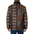 Malo e lelei Tonga Padded Jacket Tongan Ngatu Vintage Brown - Polynesian Pride