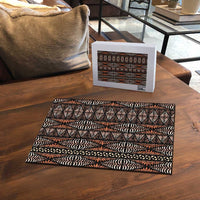 Malo e lelei Tonga Puzzle Tongan Ngatu Vintage Brown - Polynesian Pride