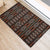 Malo e lelei Tonga Rubber Doormat Tongan Ngatu Vintage Brown - Polynesian Pride
