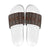 Malo e lelei Tonga Slide Sandals Tongan Ngatu Vintage Brown - Polynesian Pride