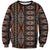 Malo e lelei Tonga Sweatshirt Tongan Ngatu Vintage Brown - Polynesian Pride