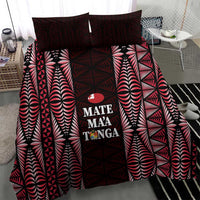 Tonga Rugby Bedding Set 2025 Mate Maa Tonga Ngatu Motif - Polynesian Pride