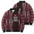 Tonga Rugby Personalised Bomber Puffer Jacket 2025 Mate Maa Tonga Ngatu Motif - Polynesian Pride