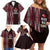 Tonga Rugby Personalised Family Matching Off Shoulder Short Dress and Hawaiian Shirt 2025 Mate Maa Tonga Ngatu Motif - Polynesian Pride
