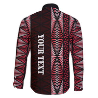 Tonga Rugby Personalised Family Matching Off Shoulder Short Dress and Hawaiian Shirt 2025 Mate Maa Tonga Ngatu Motif - Polynesian Pride