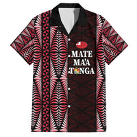 Tonga Rugby Personalised Hawaiian Shirt 2025 Mate Maa Tonga Ngatu Motif - Polynesian Pride
