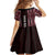 Tonga Rugby Personalised Kid Short Sleeve Dress 2025 Mate Maa Tonga Ngatu Motif - Polynesian Pride
