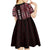 Tonga Rugby Personalised Kid Short Sleeve Dress 2025 Mate Maa Tonga Ngatu Motif - Polynesian Pride