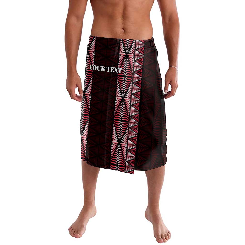 Tonga Rugby Personalised Lavalava 2025 Mate Maa Tonga Ngatu Motif - Polynesian Pride