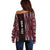 Tonga Rugby Personalised Off Shoulder Sweater 2025 Mate Maa Tonga Ngatu Motif - Polynesian Pride