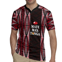 Tonga Rugby Personalised Rugby Jersey 2025 Mate Maa Tonga Ngatu Motif - Polynesian Pride