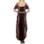 Tonga Rugby Personalised Summer Maxi Dress 2025 Mate Maa Tonga Ngatu Motif - Polynesian Pride