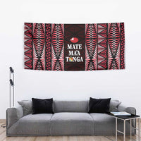 Tonga Rugby Tapestry 2025 Mate Maa Tonga Ngatu Motif - Polynesian Pride