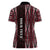 Tonga Rugby Personalised Women Polo Shirt 2025 Mate Maa Tonga Ngatu Motif - Polynesian Pride