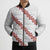 White Sunday Tonga Fakame Bomber Puffer Jacket Tongan Ngatu Heilala Lei - Polynesian Pride