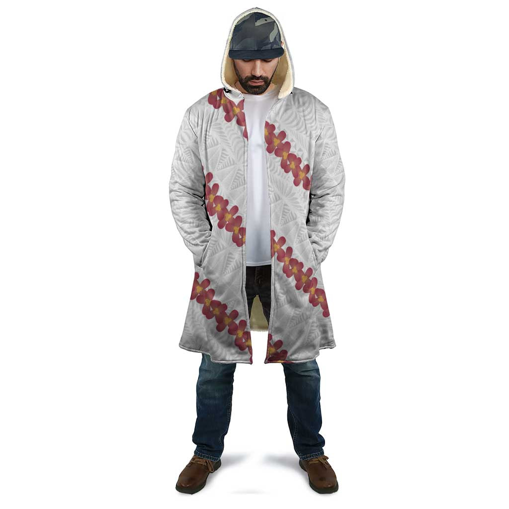 White Sunday Tonga Fakame Cloak Tongan Ngatu Heilala Lei - Polynesian Pride