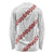 White Sunday Tonga Fakame Long Sleeve Shirt Tongan Ngatu Heilala Lei - Polynesian Pride