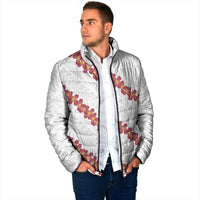 White Sunday Tonga Fakame Padded Jacket Tongan Ngatu Heilala Lei - Polynesian Pride