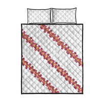 White Sunday Tonga Fakame Quilt Bed Set Tongan Ngatu Heilala Lei - Polynesian Pride