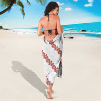 White Sunday Tonga Fakame Sarong Tongan Ngatu Heilala Lei - Polynesian Pride