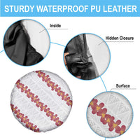 White Sunday Tonga Fakame Spare Tire Cover Tongan Ngatu Heilala Lei - Polynesian Pride